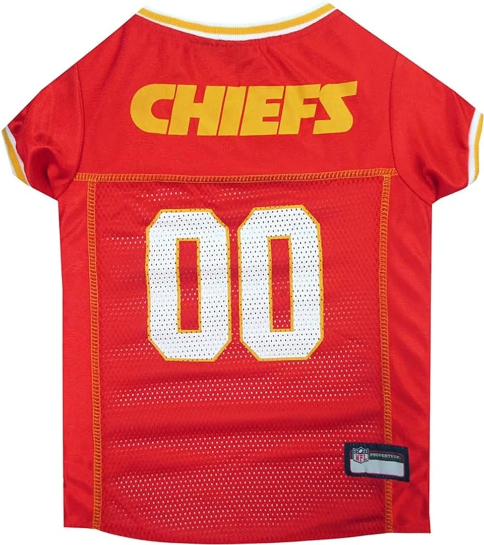 Kansas City Chiefs Pet Striped Jersey, view 11