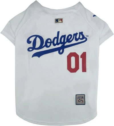 LA Dodgers Throwback Dog Jersey by Pets First, LG/1