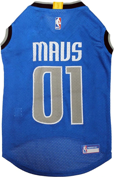 Dallas Mavericks NBA Mesh Pet Jersey by Pets First, LG/1