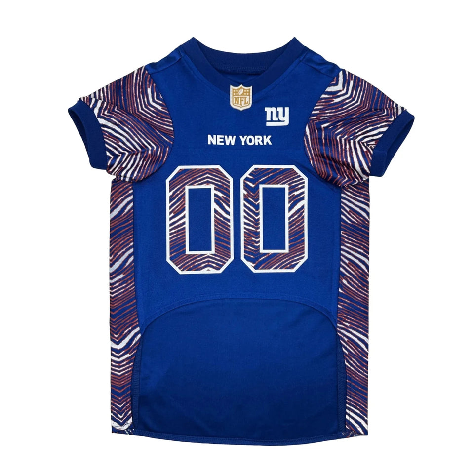 New York Giants Zubaz Dog Jersey - NFL Licensed Pet Jersey, view 8