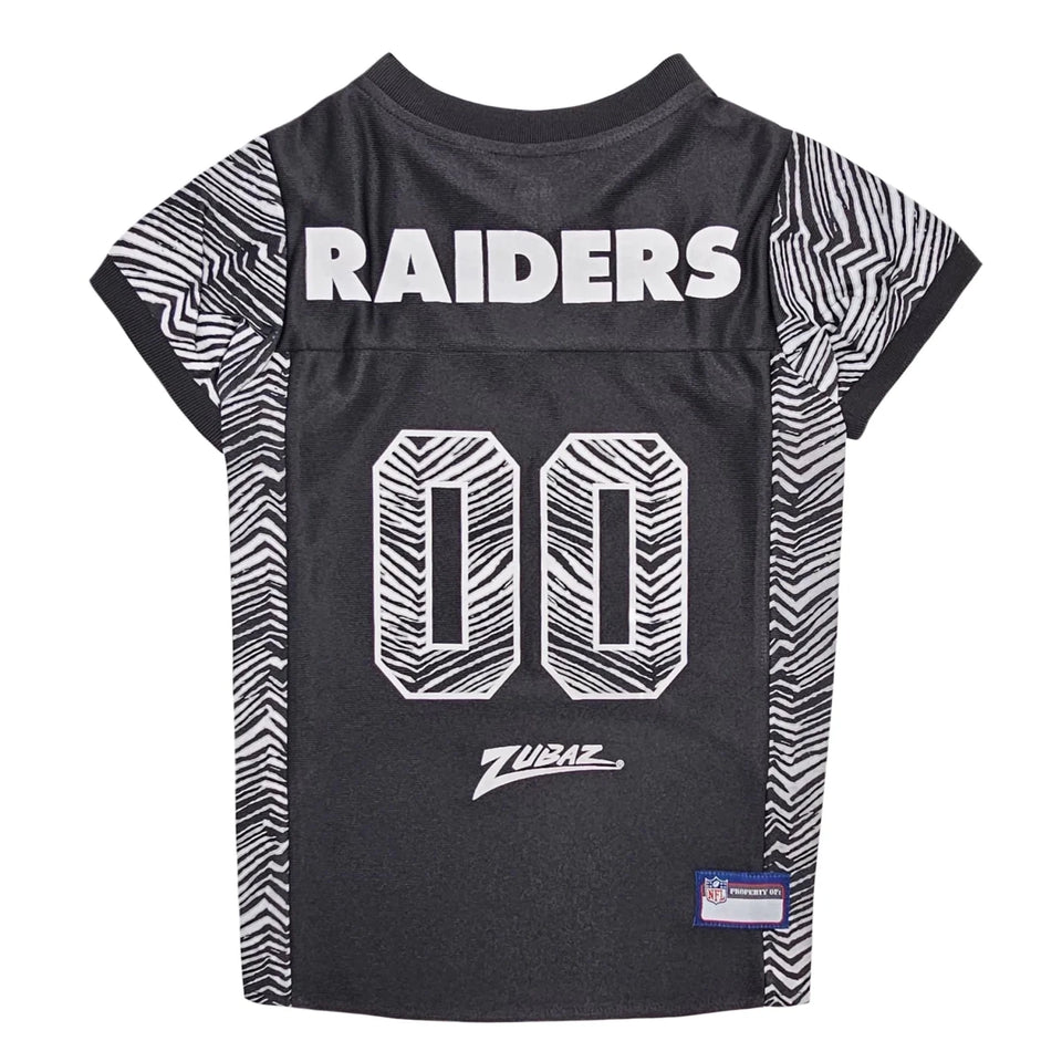 Las Vegas Raiders Zubaz Dog Jersey - NFL Licensed Pet Jersey, view 7