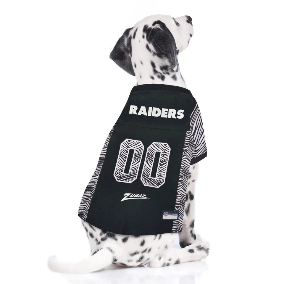 Las Vegas Raiders Zubaz Dog Jersey - NFL Licensed Pet Jersey, view 9