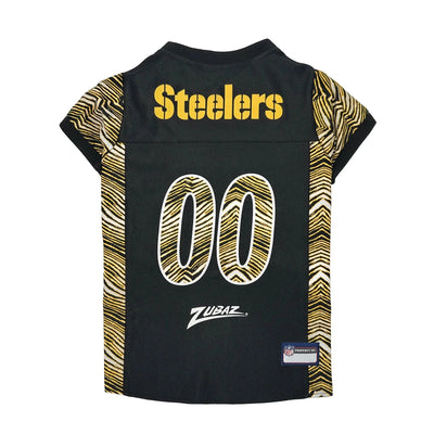 Pittsburgh Steelers Zubaz Dog Jersey - NFL Officially Licensed, LG/1