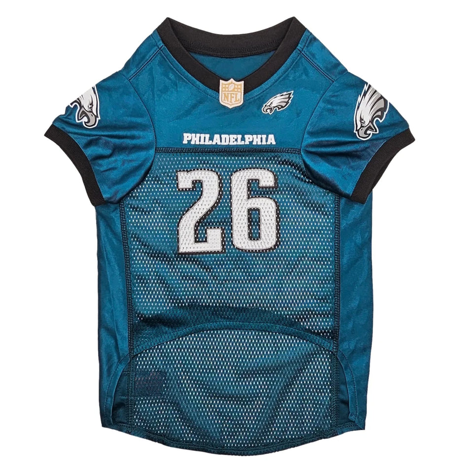 Saquon Barkley Dog Jersey - Philadelphia Eagles NFL Pet Jersey, Team colors/XL, view 4