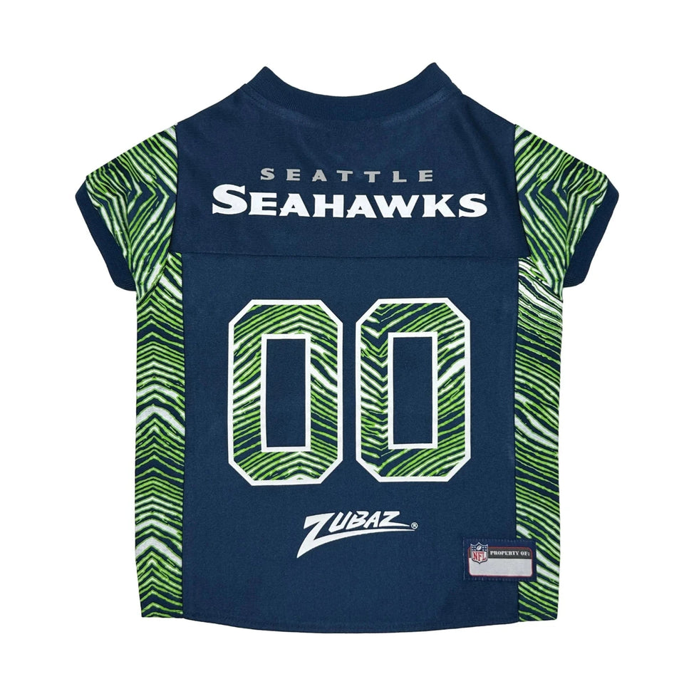 Seattle Seahawks Zubaz Dog Jersey - NFL Officially Licensed, MD/1, view 2