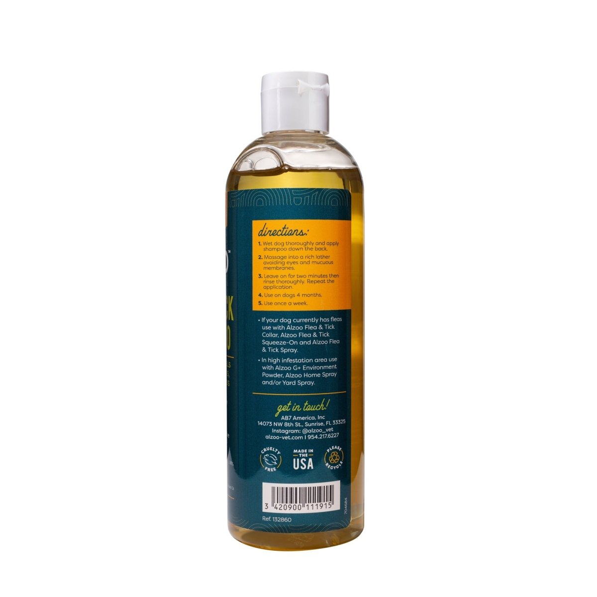 Alzoo Plant Based Flea & Tick Shampoo 12oz. - Pets Perfect