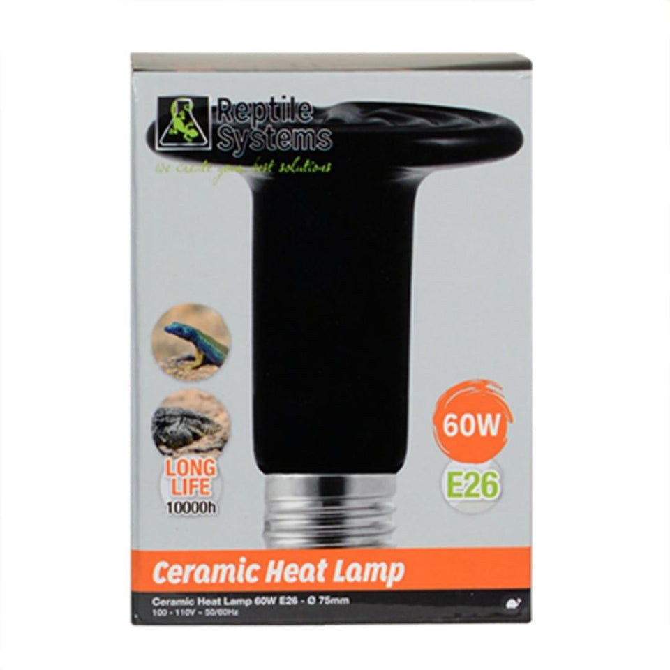 Reptile Systems Ceramic Heat Emitter Black: 1ea/60 W