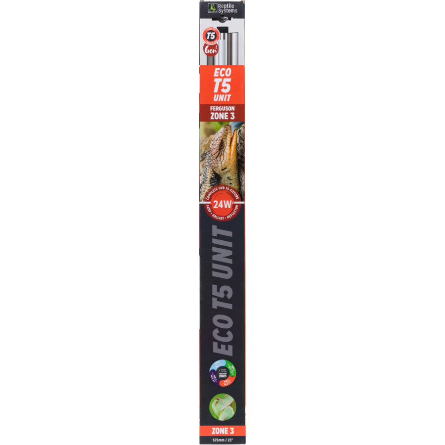 Reptile Systems Pro Eco T5 Gen 2 Fixture Zone 3, 24W, 24 in