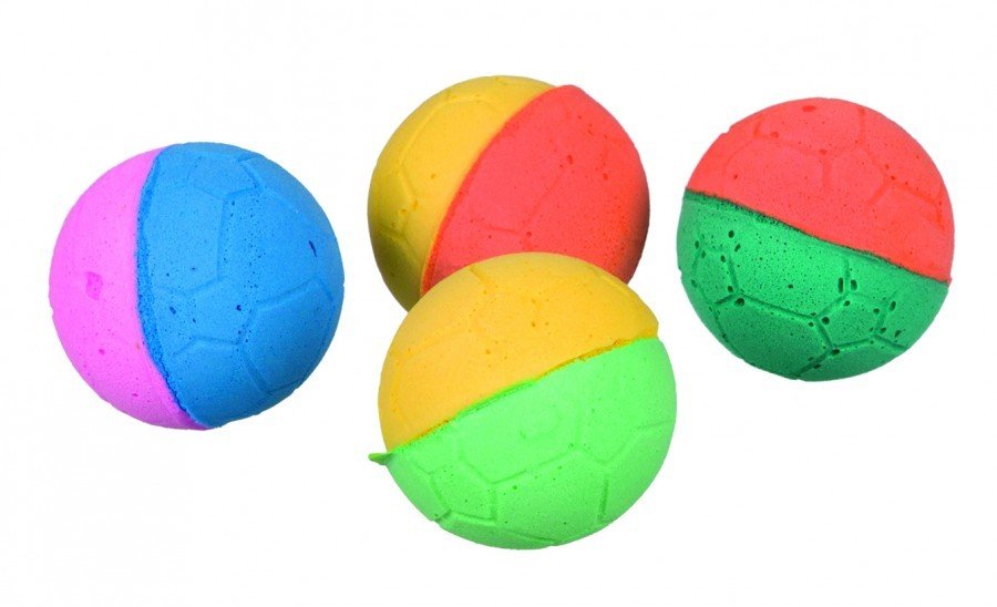Trixie Cat Foam Rubber Soft Ball - 70 ct