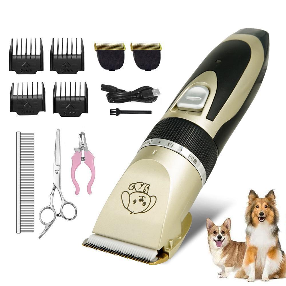 A88 - USB Dog Grooming Clippers - Titanium Ceramic Blade Pet Hair Trimmer - Pets Perfect