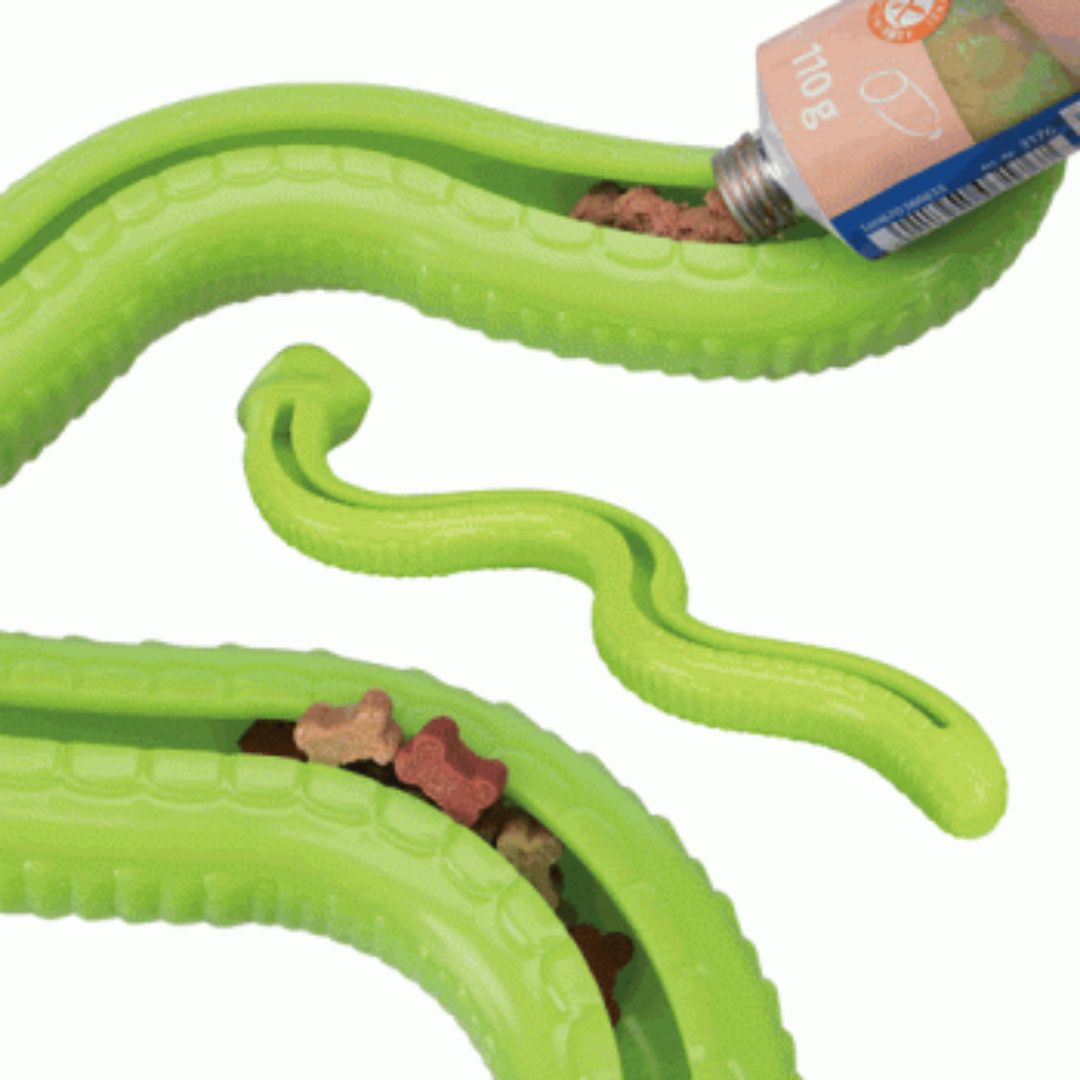 Trixie Dog Snack Snake Rubber 16.5 in, view 2