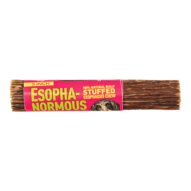 Etta Says Dog Grain Free Esophagus Bully Chew 5 Inch (Case of 20) - Pets Perfect