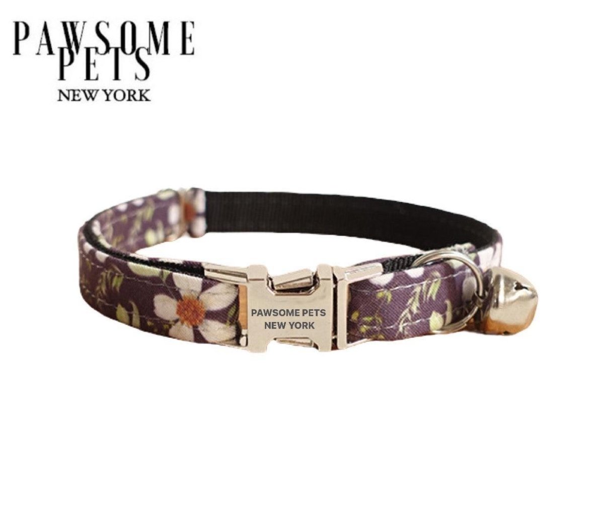 Sunflower Adjustable Nylon Dog & Cat Collar - Quick - Release Buckle for Small Pets - Pets Perfect