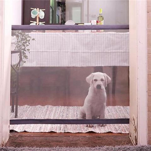 Portable Pet Safety Enclosure: The Ultimate Folding Barrier For Your Furry Friend