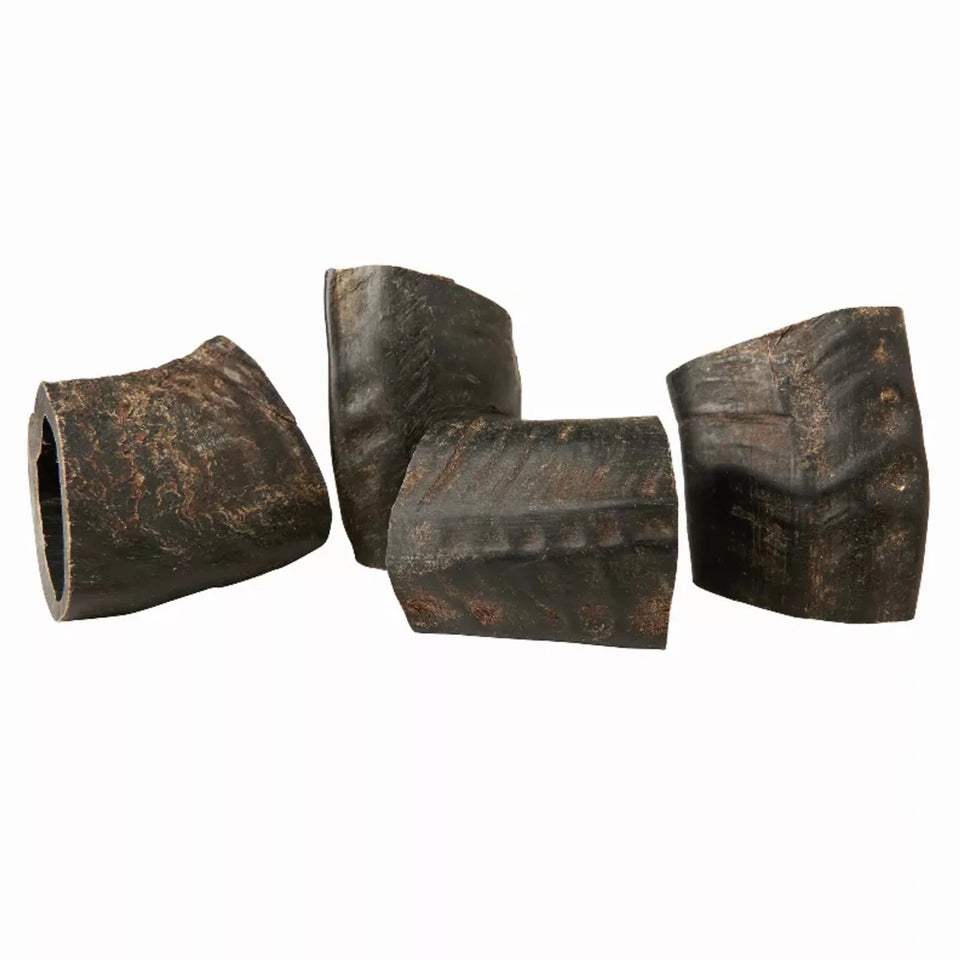 WATER BUFFALO HORN TUFFIE- 100% Natural Dog Treat & Chews, Grain-Free, Gluten-Free, Dog Chewing Dental Toys, 2 ct