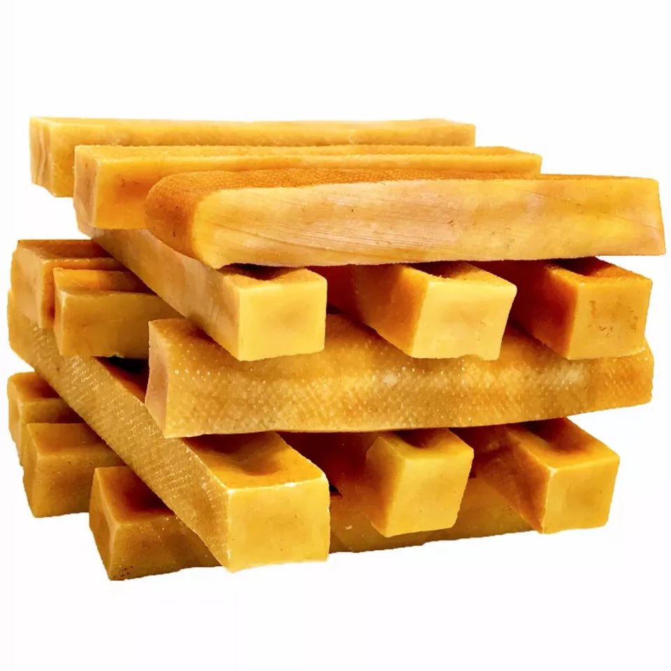 DOG CHURPI CHEW- 100% Natural, Himalayan Hard Yak Cheese Churpi Dog Chew Treats, Grain-Free, Gluten-Free, Dental Chews