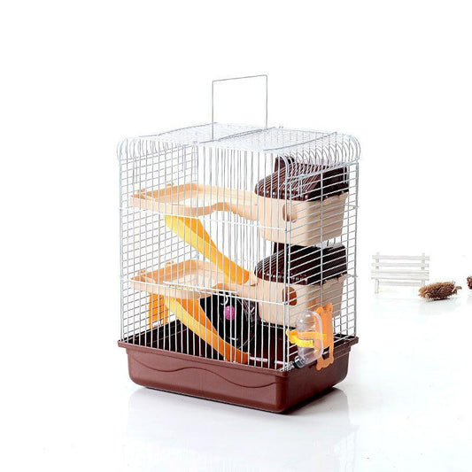 Three - Storey Hamster Haven - Multi - Level Luxury Cage for Hamsters & Small Pets - Pets Perfect