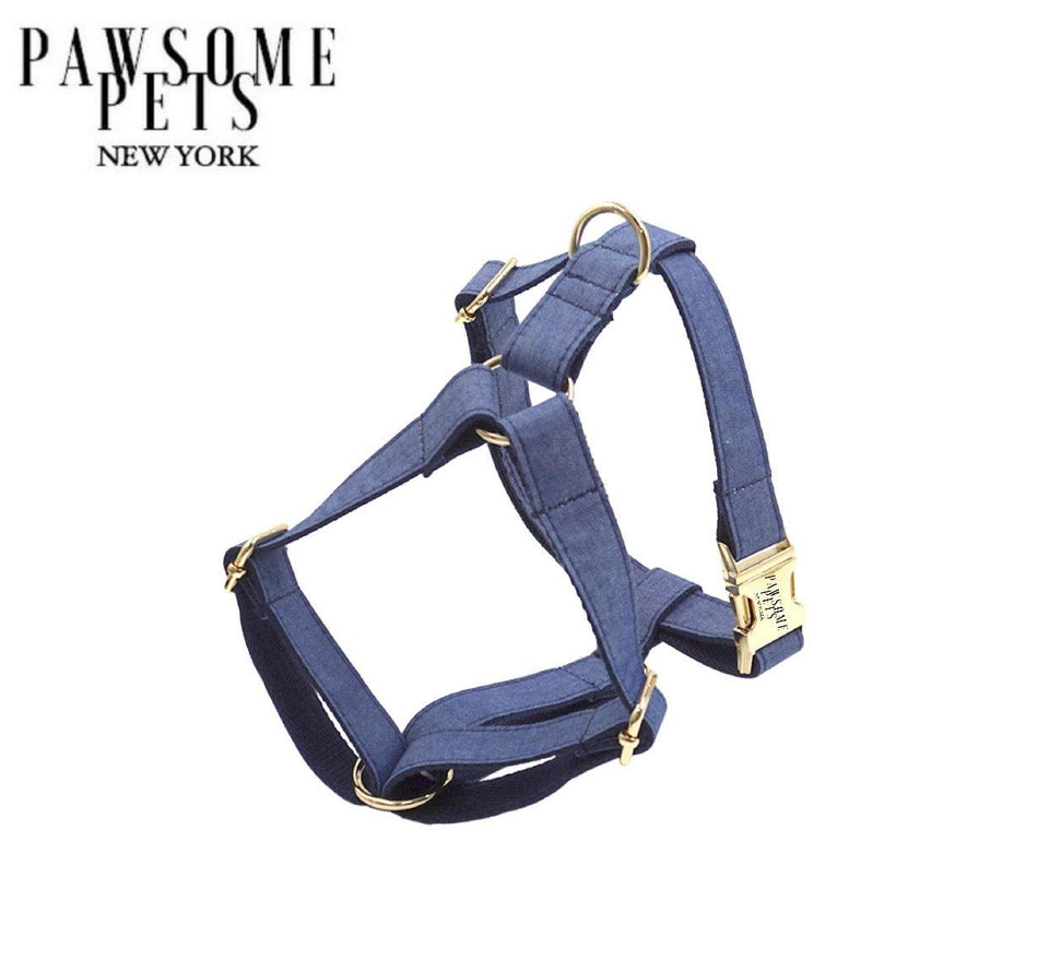 Step-in Dog Harness, Blue Jeans - Pets Perfect