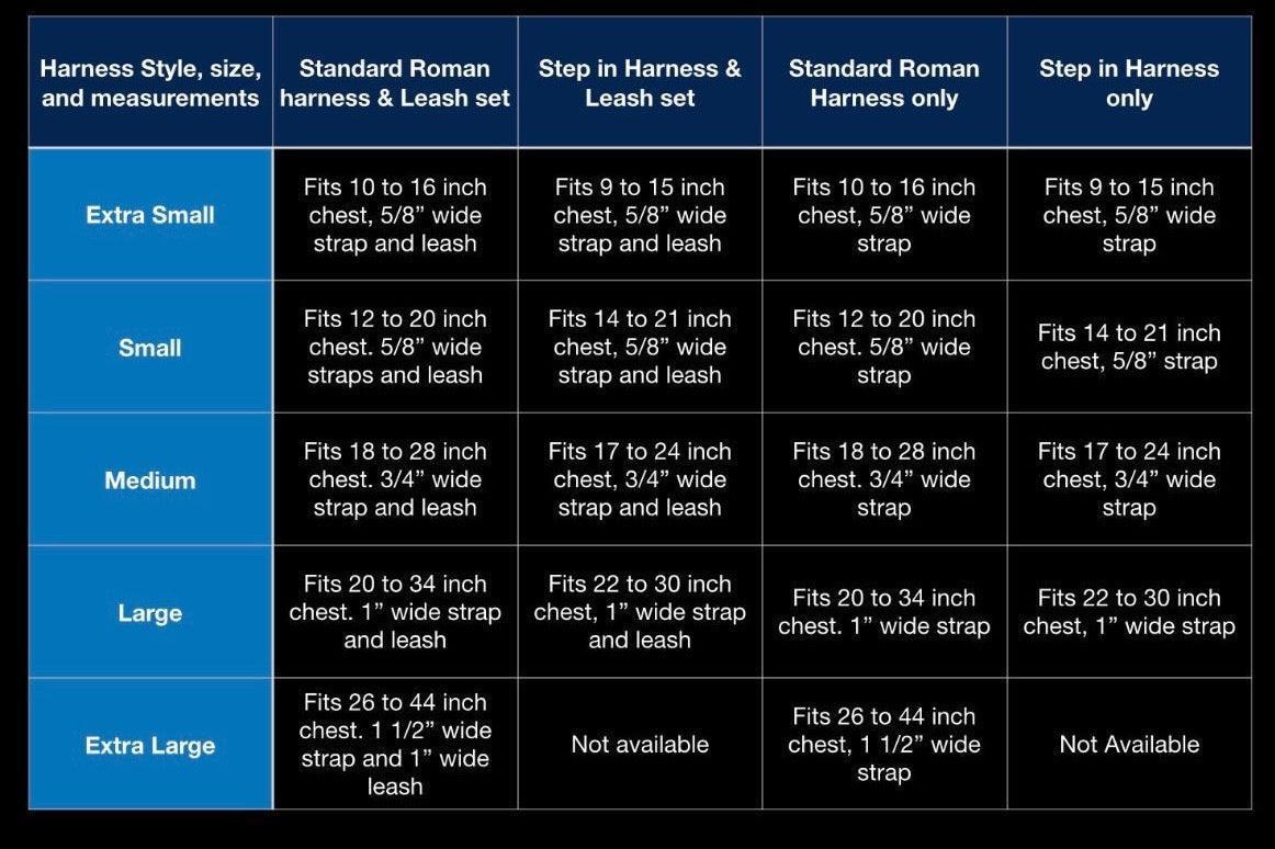 STEP IN HARNESS - BLUE GREY