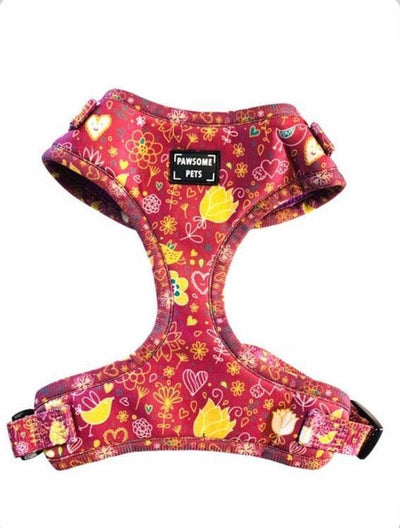 Adjustable Dog Harness, Bird Song
