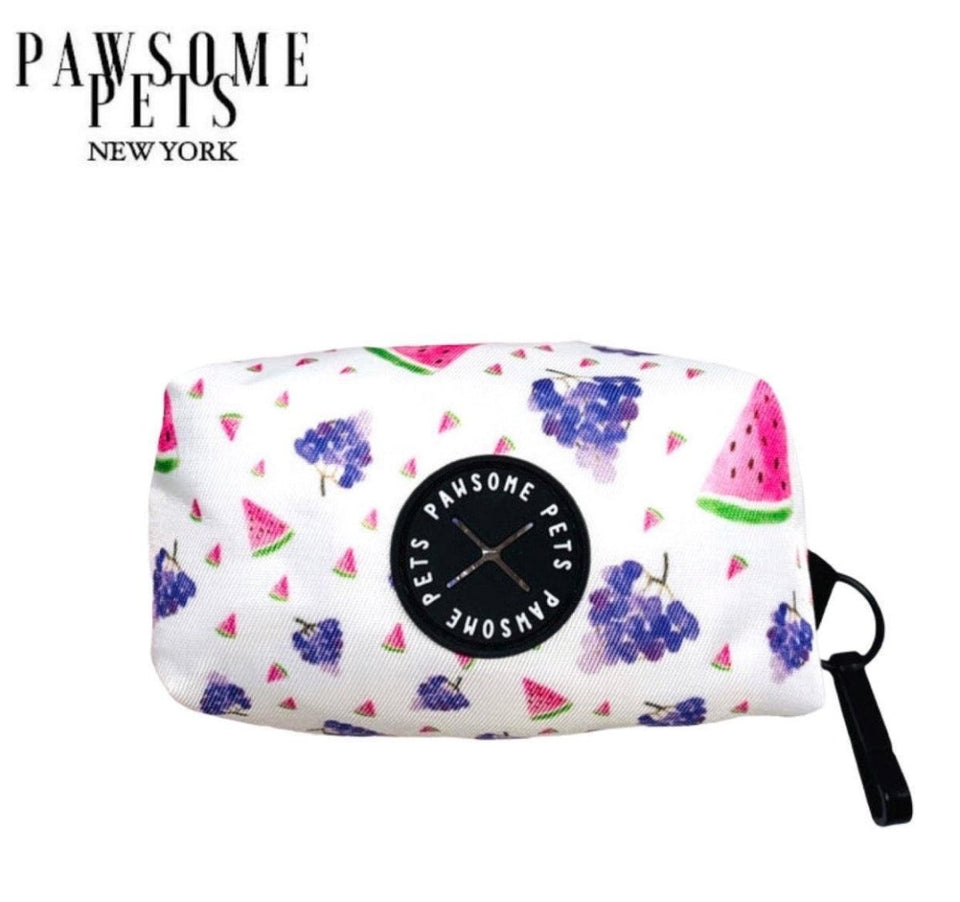 Dog Waste Bag Holder, Grape Watermelon Squeeze, view 3
