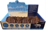 Premium Buffalo Jerky Flat Dog Treats 6 Inch - Grass-Fed Natural Chews 35 Pack