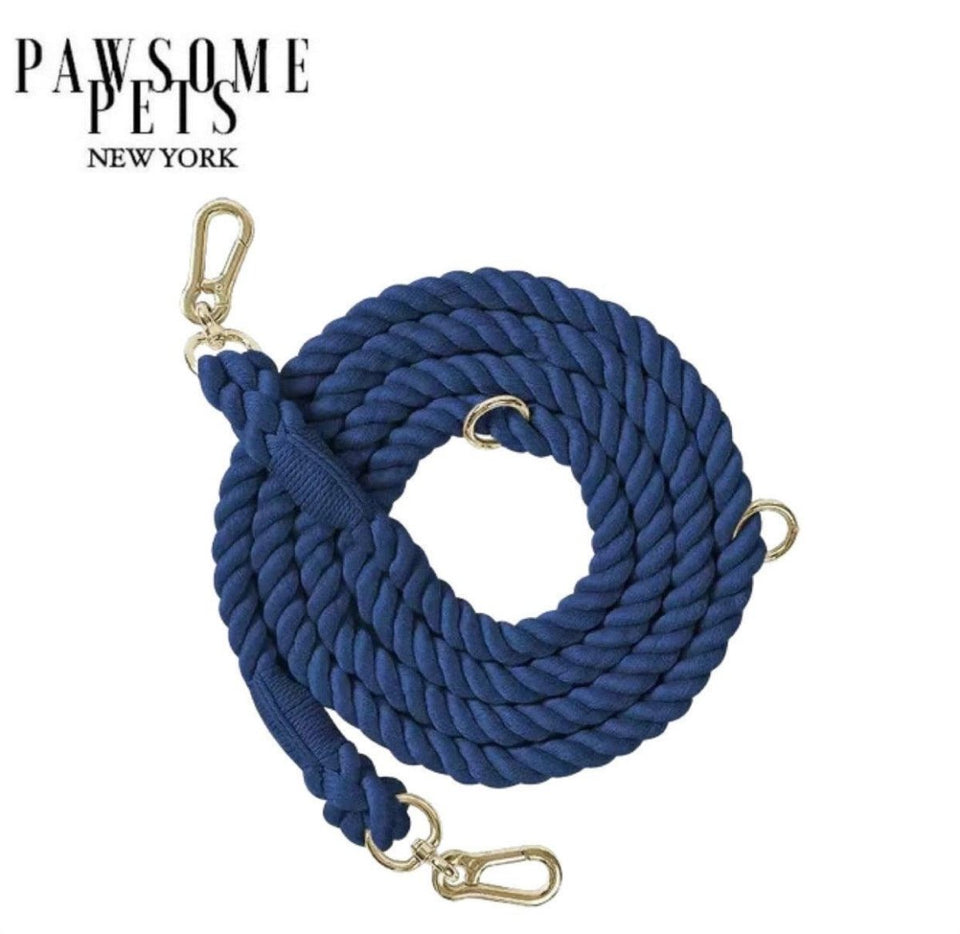Hands-Free Dog Rope Dog Leash - Royal Blue