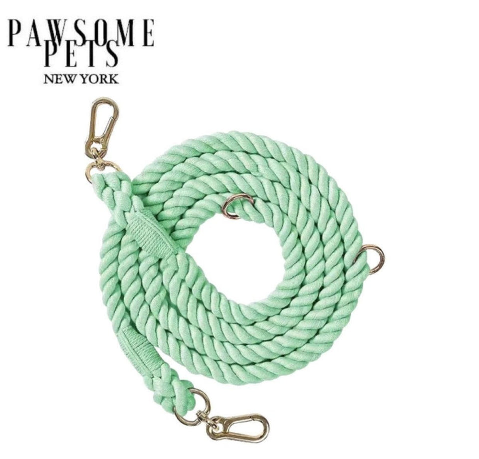 Hands-Free Dog Rope Dog Leash - Mint Green