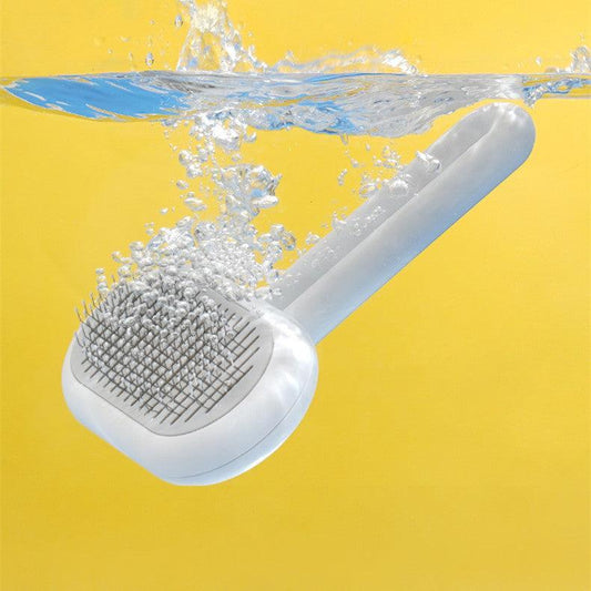 Capsule Design Massage Comb - Hair Removal & Detangling Brush for Dogs