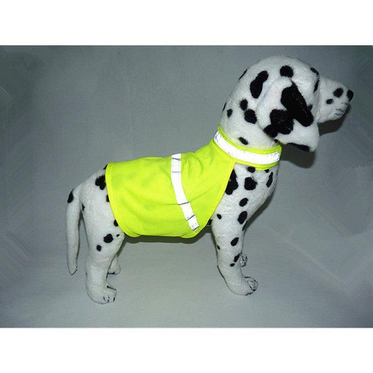 Fluorescent Safety Dog Vest - Reflective High Visibility Pet Clothing