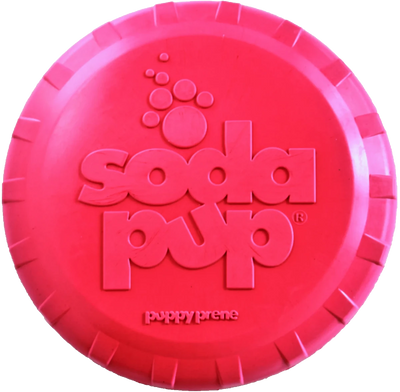 SP Puppy Bottle Top Flyer Durable Rubber Retrieving Frisbee for Puppies - Pets Perfect