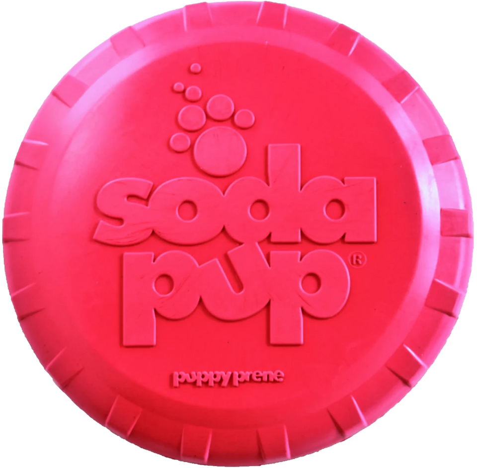 SP Puppy Bottle Top Flyer Durable Rubber Retrieving Frisbee for Puppies - Pets Perfect