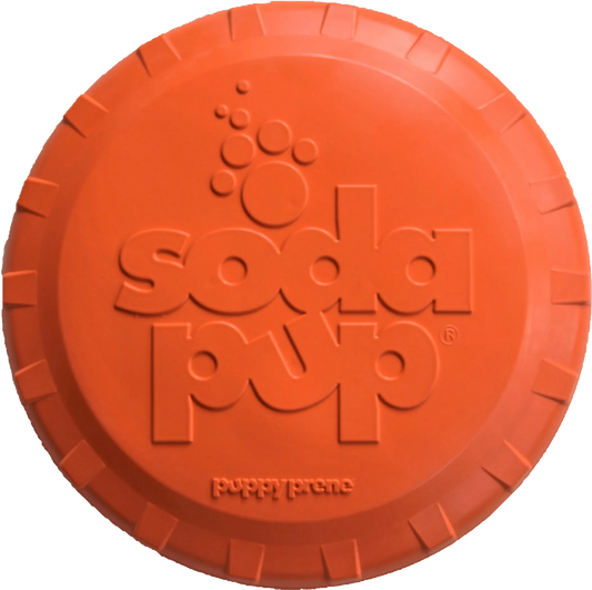 SP Bottle Top Flyer Durable Rubber Retrieving Frisbee - Pets Perfect