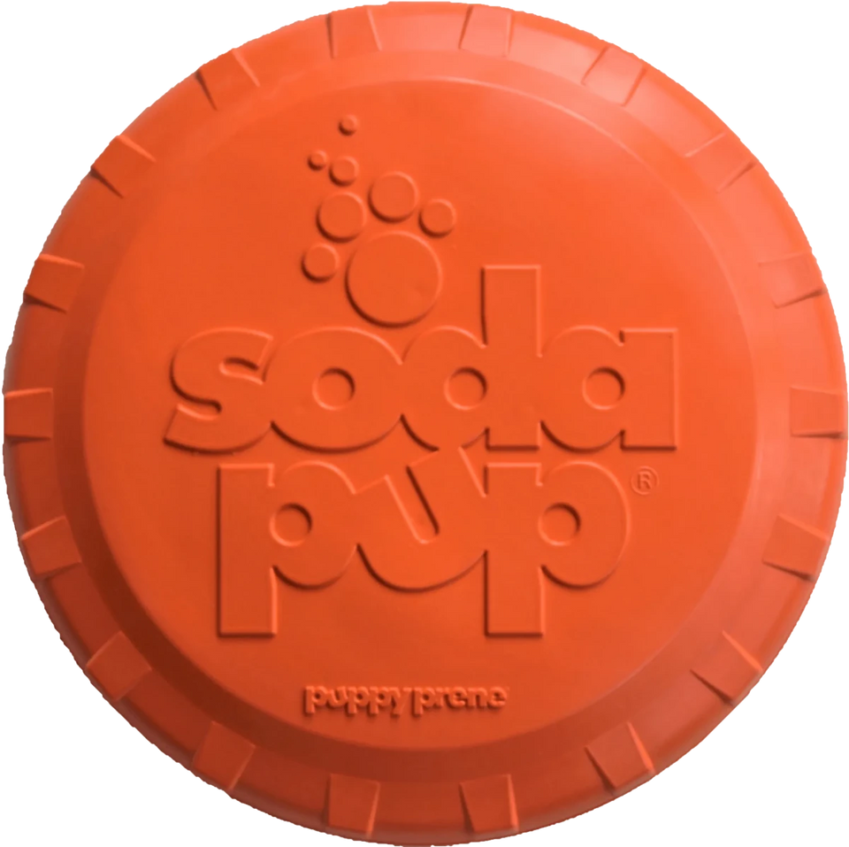 SP Bottle Top Flyer Durable Rubber Retrieving Frisbee, view 4