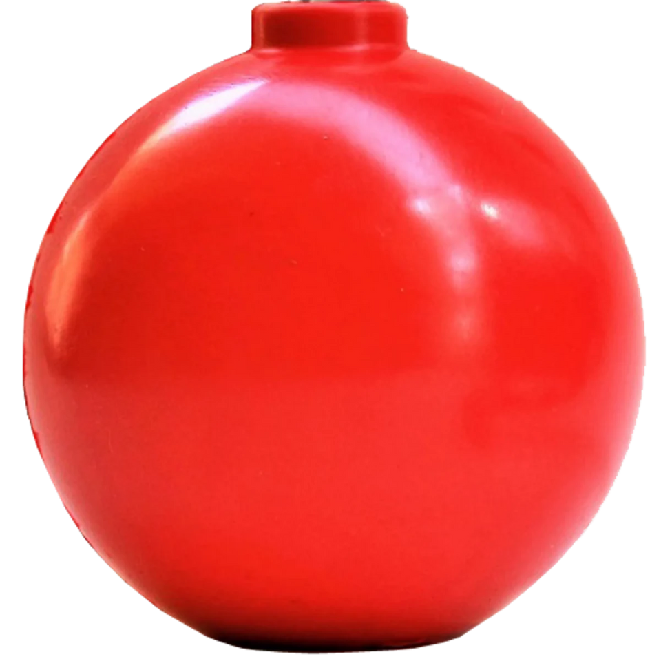 SP Christmas Ornament Durable Rubber Chew Dog Toy & Treat Dispenser, view 3