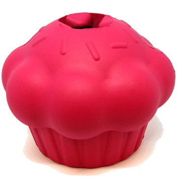 Cupcake Durable Rubber Chew Toy & Treat Dispenser