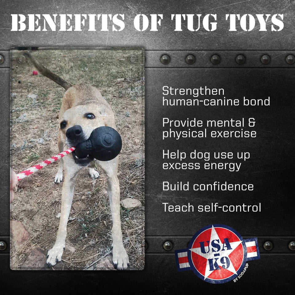 USA-K9 Skull Durable Rubber Chew Dog Toy, Treat Dispenser, Reward Toy, view 4