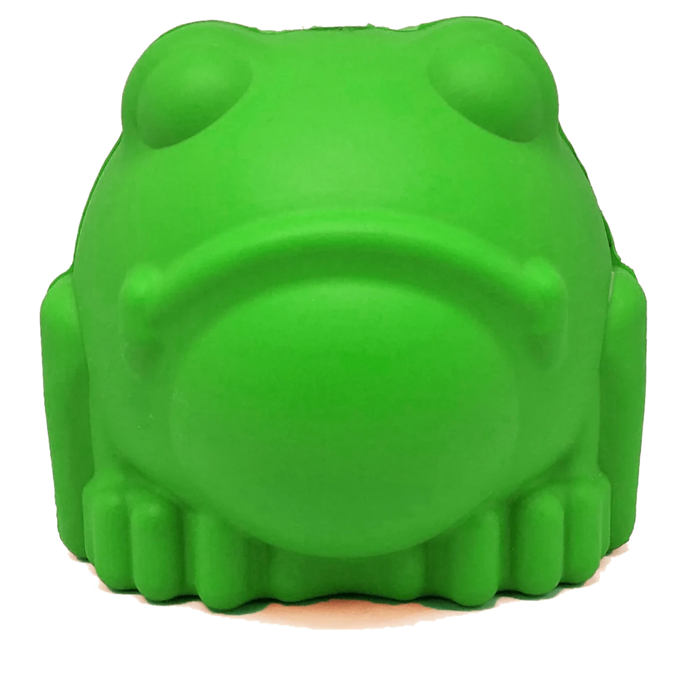 MKB Bull Frog Durable Rubber Chew Dog Toy & Treat Dispenser, view 3