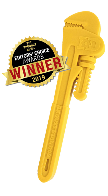 ID Pipe Wrench Ultra Durable Nylon Dog Chew Toy for Aggressive Chewers