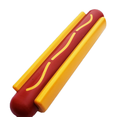 SP Hot Dog Ultra Durable Nylon Dog Chew Toy for Aggressive Chewers - Pets Perfect