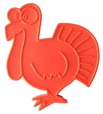 MKB Turkey Ultra Durable Nylon Dog Chew Toy for Aggressive Chewers