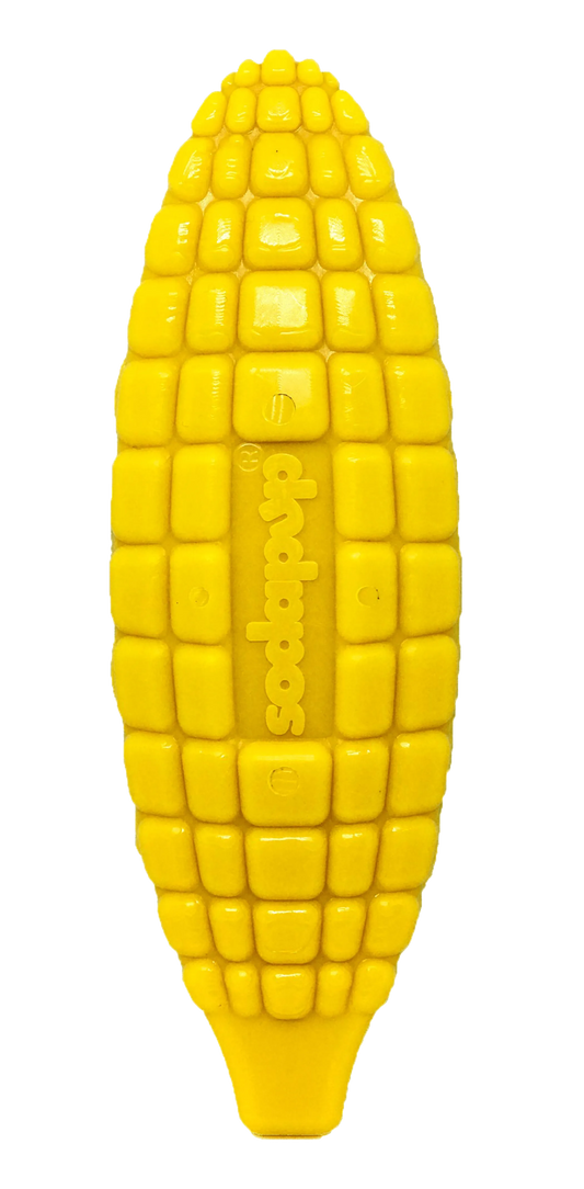 SodaPup Corn on the Cob - Ultra-Durable Nylon Chew Toy for Aggressive Chewers