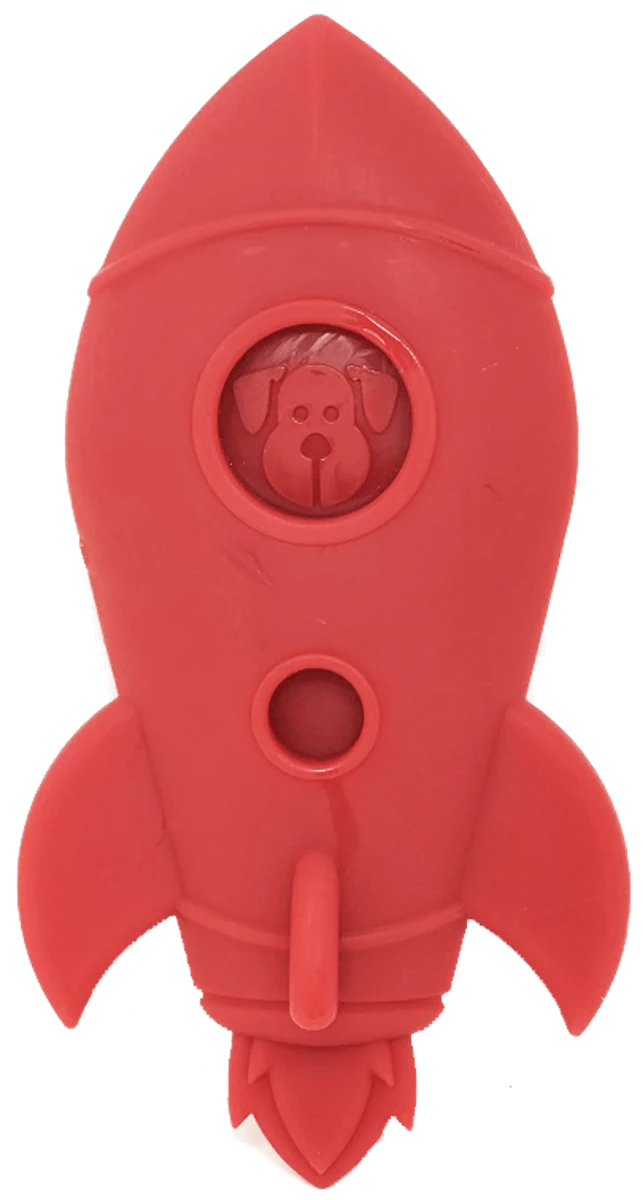 Spotnik Rocket Ship Ultra Durable Nylon Dog Chew Toy for Aggressive Chewers - Pets Perfect