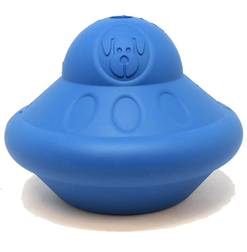 SN Flying Saucer Durable Rubber Chew Toy & Treat Dispenser