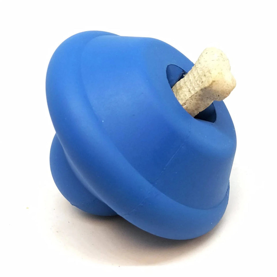 SN Flying Saucer Durable Rubber Chew Dog Toy & Treat Dispenser, view 6