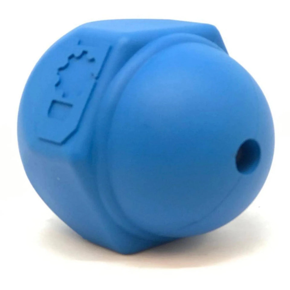 ID Cap Nut Ultra-Durable Rubber Chew Dog Toy and Treat Dispenser - Pets Perfect