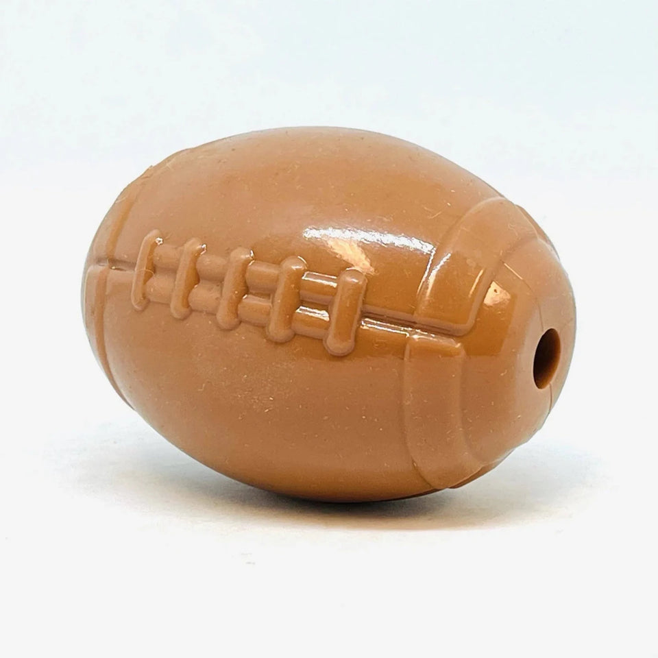MKB Football Durable Synthetic Rubber Chew Dog Toy and Treat Dispenser - Pets Perfect