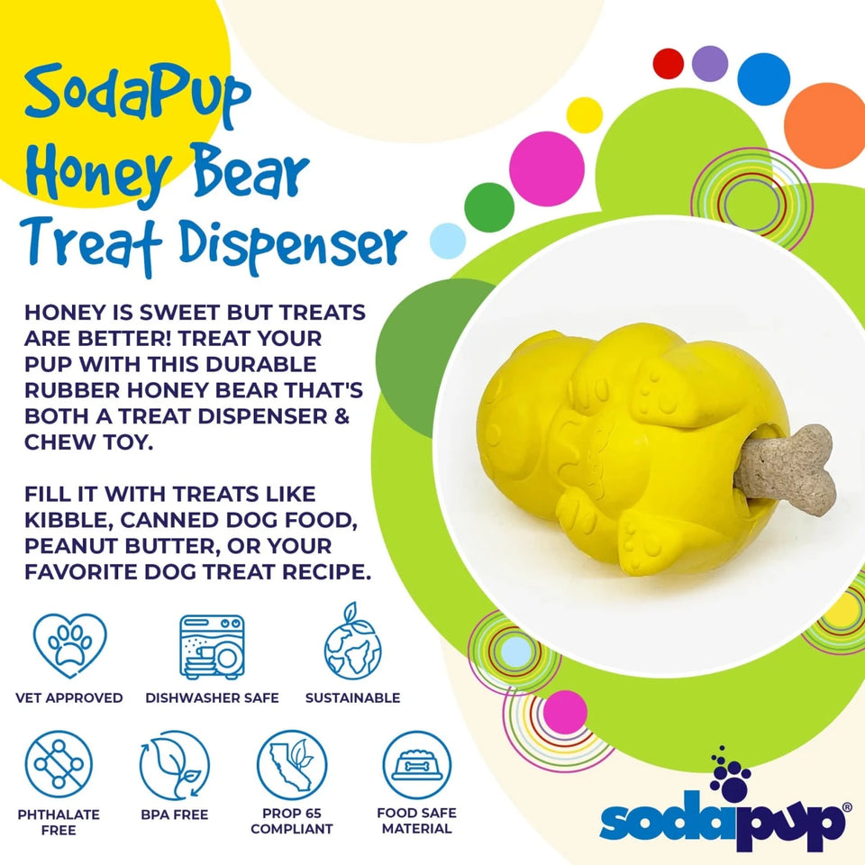 Honey Bear Dog Treat Dispenser, view 6