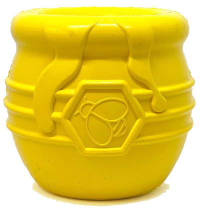 Large Honey Pot Durable Rubber Treat Dispenser & Enrichment Dog Toy - Pets Perfect
