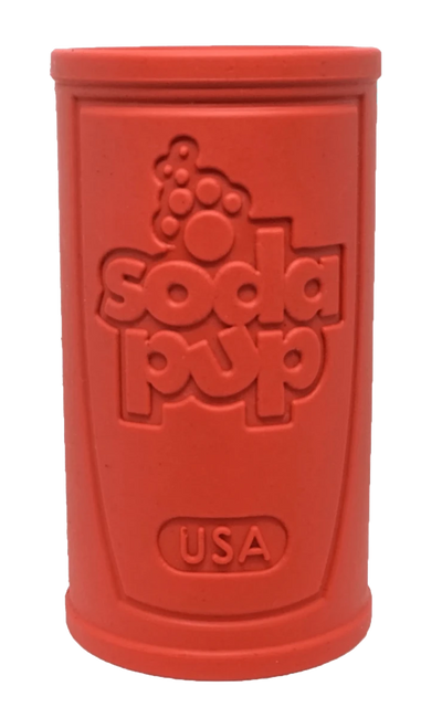 SP Retro Soda Can Durable Rubber Chew Dog Toy and Treat Dispenser - Pets Perfect